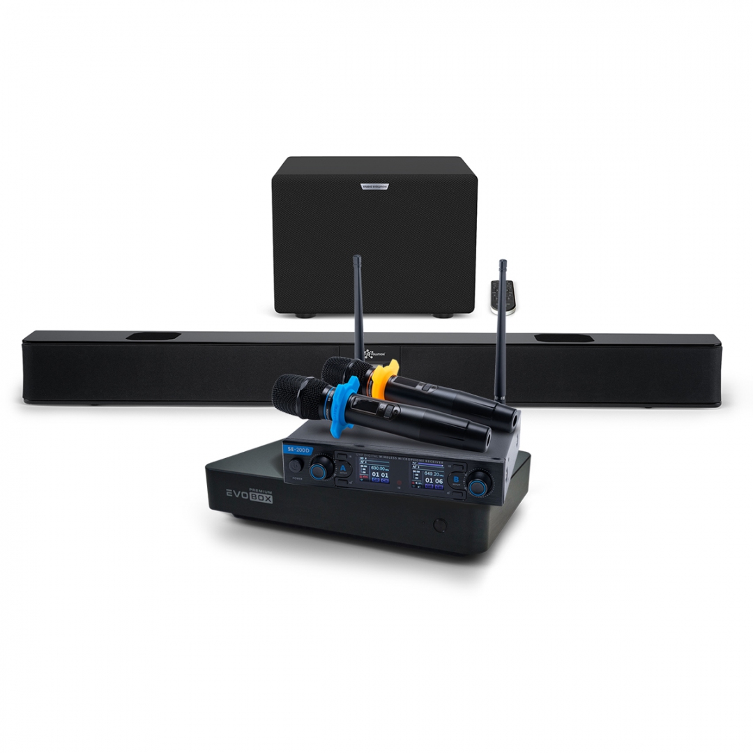 Hi-End караоке-система EVOBOX Premium + EvoSoundBar (саундбар с караоке) в Мегионе