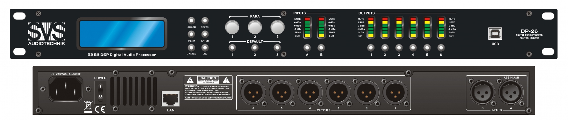 SVS Audiotechnik DP-26 Цифровой процессор: 2 входа 6 выходов в Мегионе