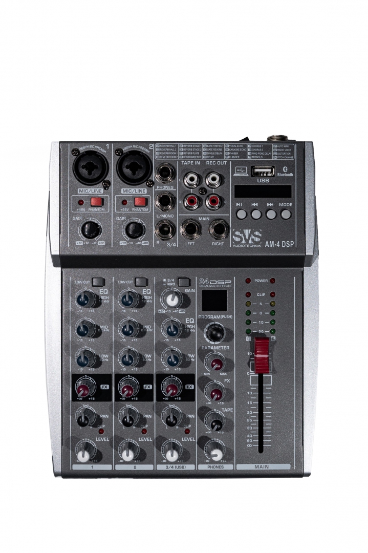 SVS Audiotechnik mixers AM-4 DSP Аналоговый микшерный пульт, 4-канала в Мегионе