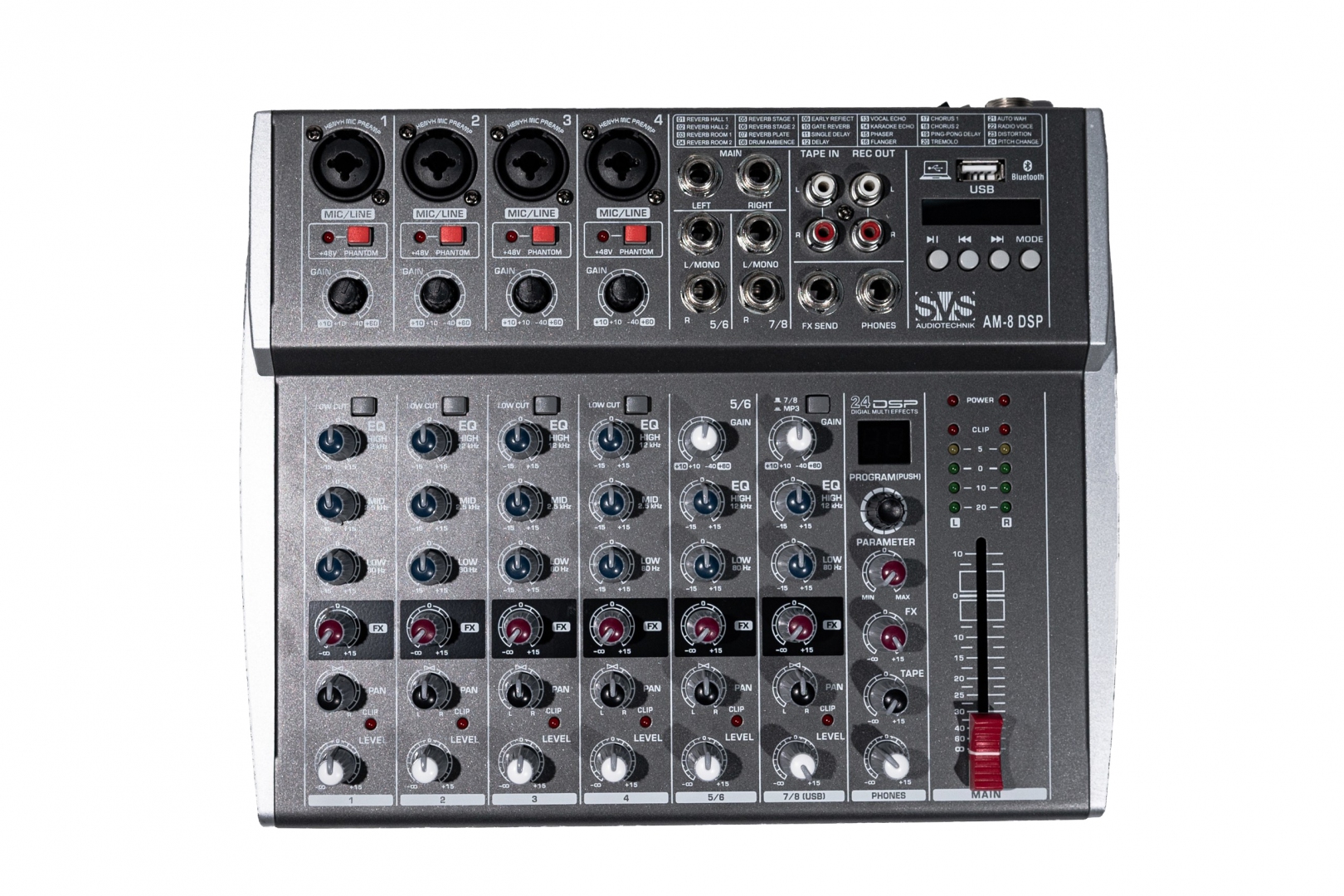 SVS Audiotechnik mixers AM-8 DSP Микшерный пульт аналоговый, 8-канальный в Мегионе
